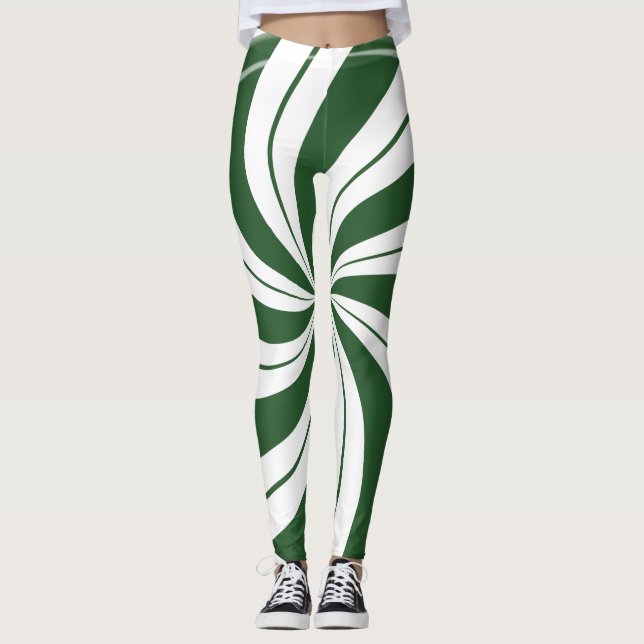 Leggings Menthe Spearmint multi-torse (Devant)