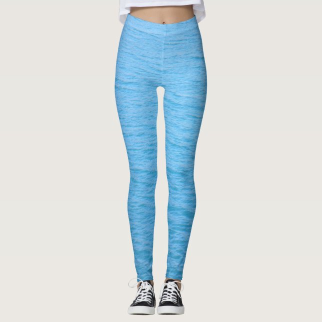 Leggings Mer bleue (Devant)