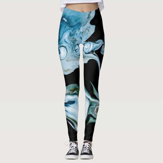 Leggings mer noire (Devant)