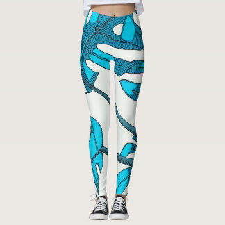 Leggings Merde, amusant !Conception des feuilles de Monster