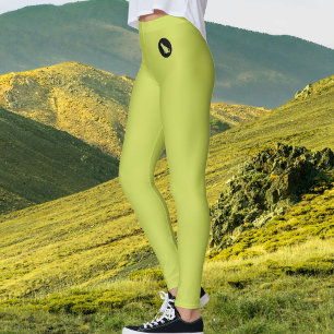 Leggings Mère d'animaux Amoureuse de Chats Jaune Vert Noir
