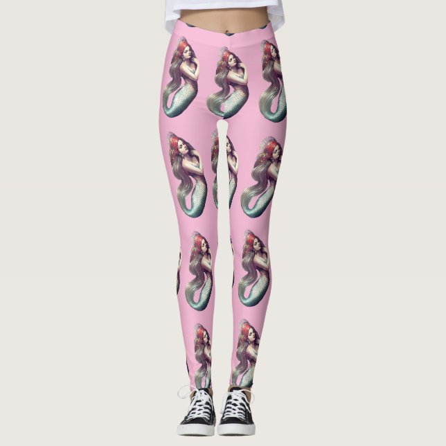 Leggings Mermaid Beauté de Redhead Thunder_Cove (Devant)