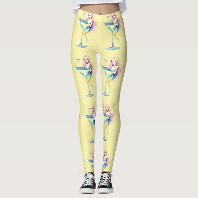 Leggings Mermaid Martini Girl Thunder_Cove (Devant)