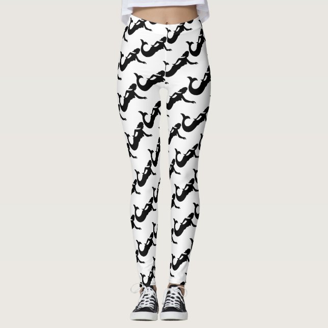 Leggings Mermaid Silhouette Thunder_Cove (Devant)