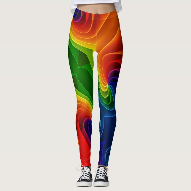 LEGGINGS MERRY CHRISTMAS RAINBOW (Devant)