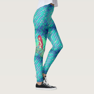 Leggings Mes légendes de sirènes avec l'entraînement des
