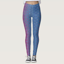Leggings métamorphes violets Star