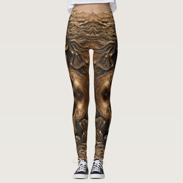 Leggings “Metamorphosis of Light” – A Surreal Portrait (Devant)