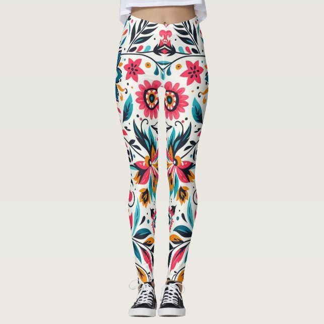 Leggings Mexican art hub (Devant)