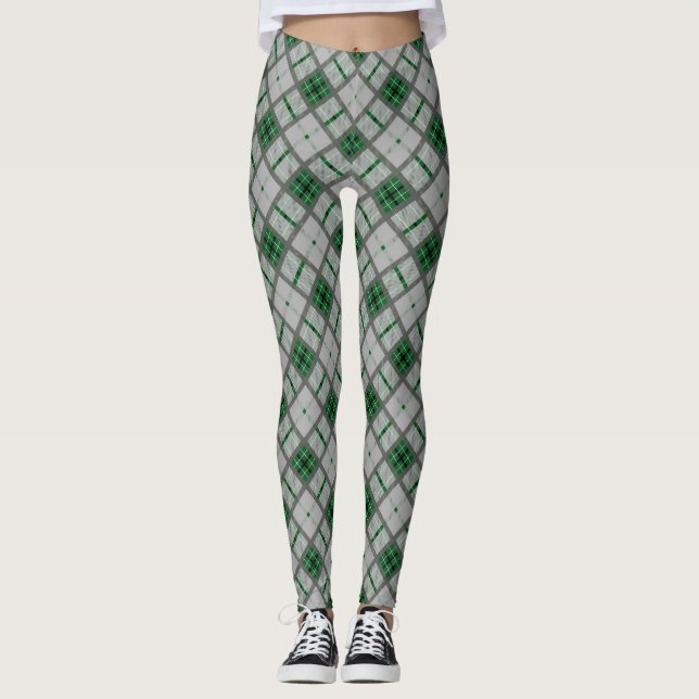 Leggings Michigan State University Tartan (Devant)