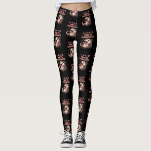 Leggings Mignon Possum Kawaii Il est Temps de Dissocier Des