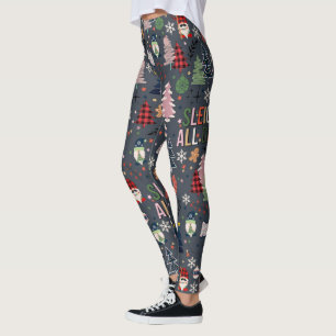 Leggings Mignonne Gnome de Noël coudre toute la journée