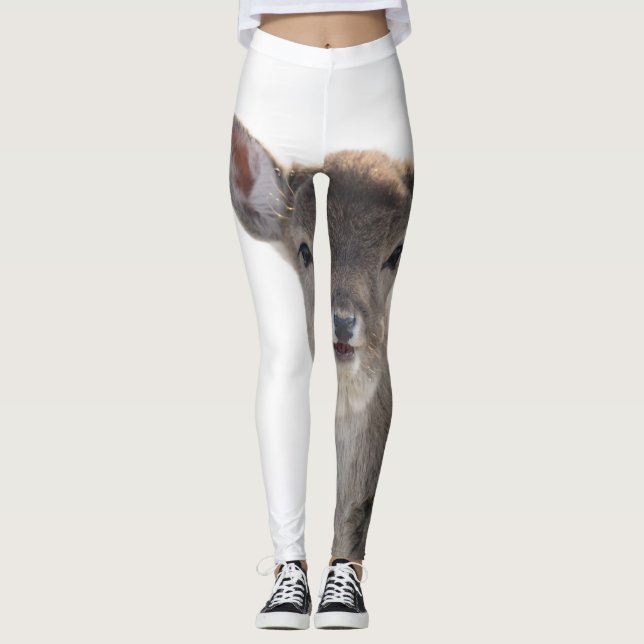 Leggings Mignonne petite Faune 2 #animal #art (Devant)