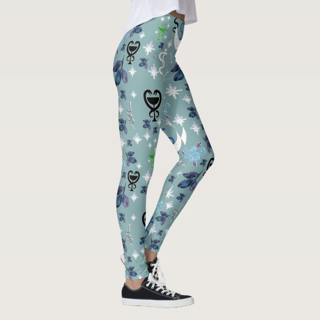 Leggings Mikitiez serpent serpent magie sorcière (Droite)