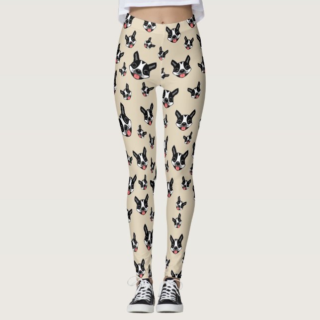Leggings Milo Boston Terrier (Devant)