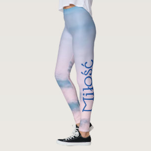 Leggings Miłość polonais pour l'amour Pantalon de Yoga, Leg