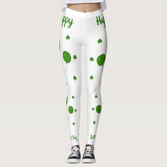 Leggings Mini Mignonne Bonne St Patrick Joyeuse Journée (Devant)