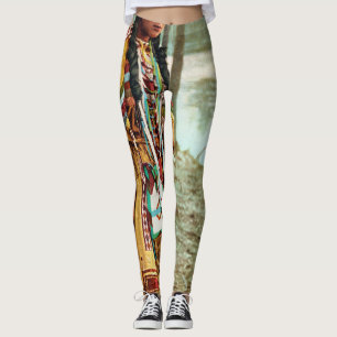 Leggings Minnehaha - Amérindien Hiawatha 1904
