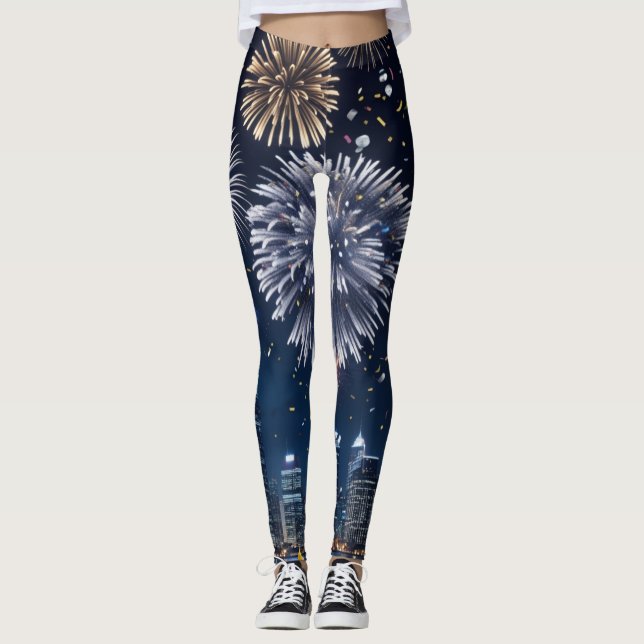Leggings Minuit dans le ciel (Devant)