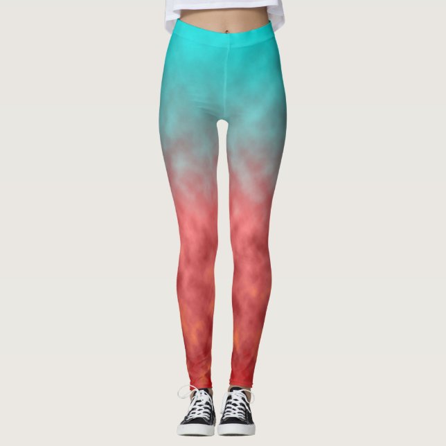 Leggings Mirage cramoisi (Devant)