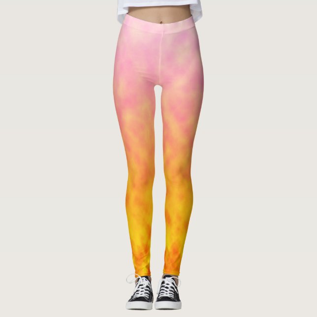 Leggings Mirage Pétale Dorée (Devant)