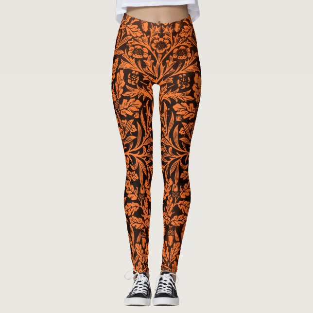 Leggings Mirrors's Acorns et feuilles de chêne & motifs flo (Devant)