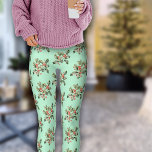Leggings Mistletoe couleur Macaron de Noël<br><div class="desc">Ce Noël Macaron Colours Mistletoe Leggings a l'air si cool,  tendance et joli! Idéal pour porter avec un Top Festive et prêt à faire la fête ! Peut même être épuisé hors saison aussi.</div>