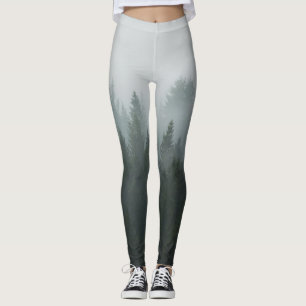 Leggings Misty Mountain Forest Brouillard d'automne