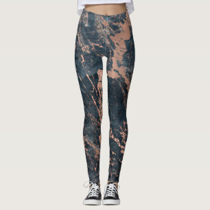 Leggings Misty Rustic Bleu & Rose Or rose Glam Marbre