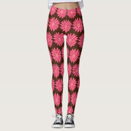 Leggings Mocha floral