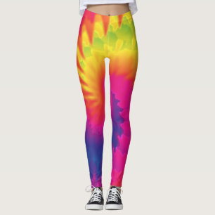 Leggings Mode arc-en-ciel Cool Tie Dye