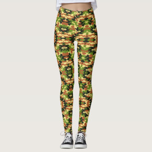 Leggings Mode Camouflage