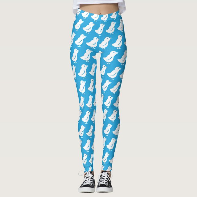 Leggings Mode cool des oiseaux (Devant)