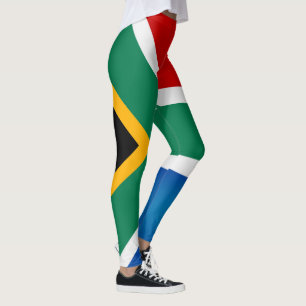 Leggings Mode Cool du drapeau sud-africain