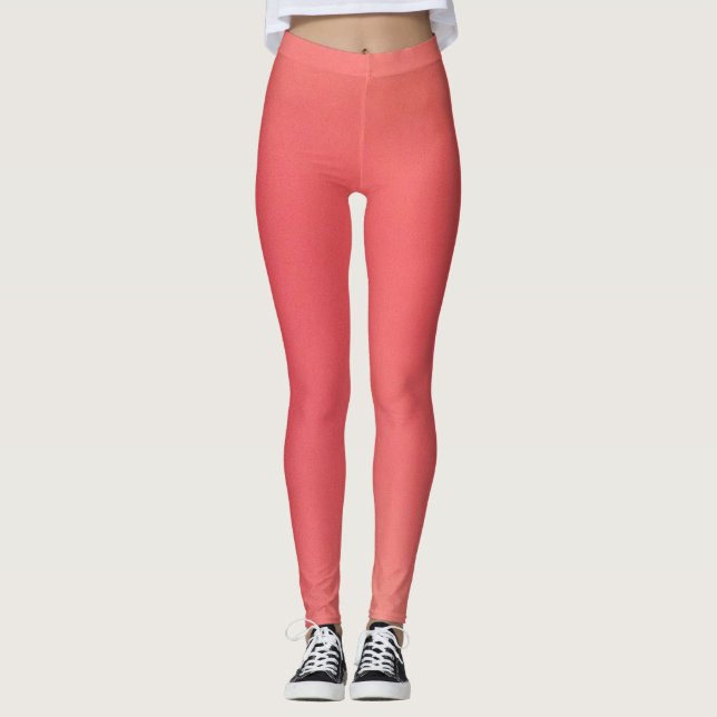 Leggings Mode Corail rose (Devant)