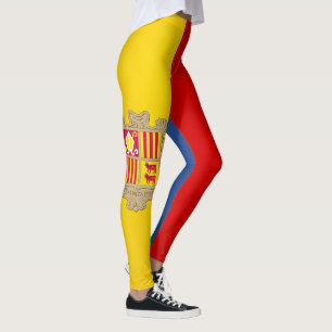 Leggings Mode drapeau d'Andorre cool