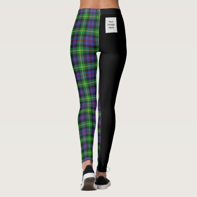 Leggings Modèle - Crête + Tartan (Dos)