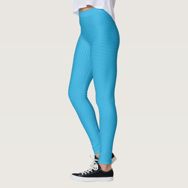 Leggings Modèle de couleur bleu moderne et élégant (Gauche)