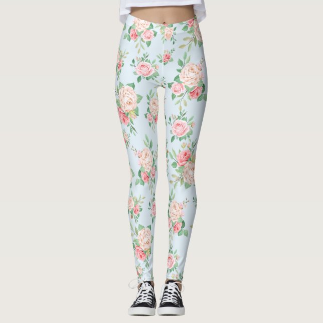 Leggings Modèle floral (Devant)