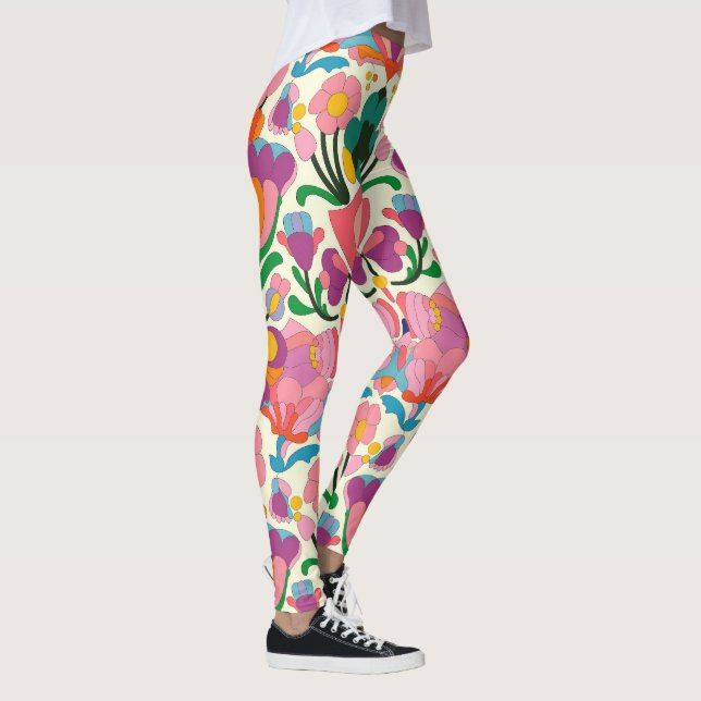 Leggings Modèle floral (Droite)