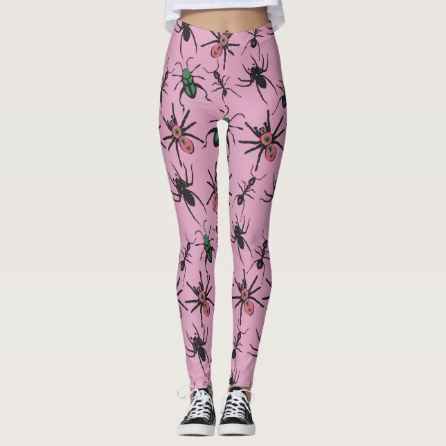 Leggings Modèle floral coloré (Devant)
