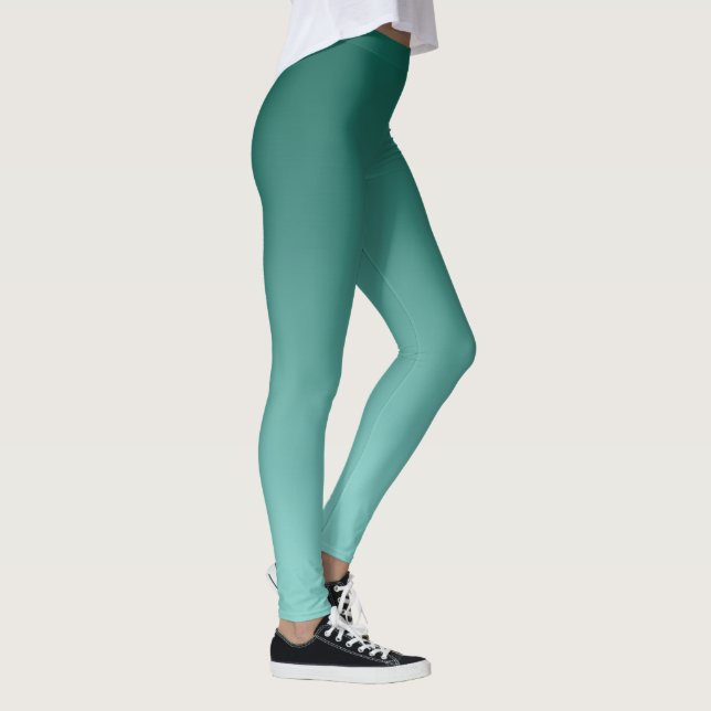 Leggings Modèle moderne design moderne femme Turquoise (Droite)