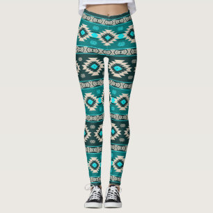 Leggings Modèle tribal ethnique du sud-ouest