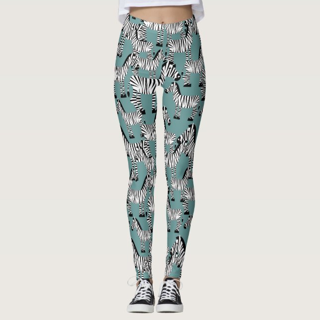 Leggings Modèle zèbre (Devant)