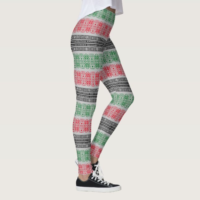 Leggings Modèles de drapeau de Kwanzaa (Droite)