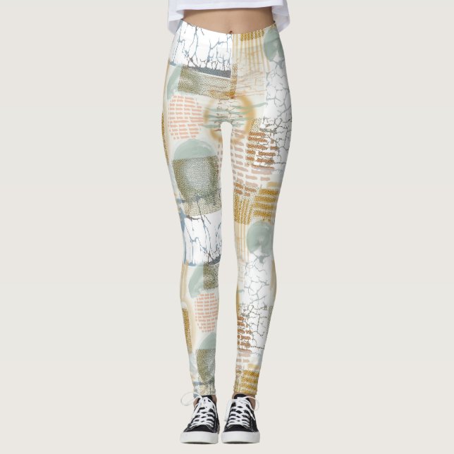 Leggings Modern Abstract Pattern (Devant)