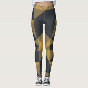 Leggings Modern, abstract, urban geometric triangle pattern