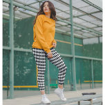Leggings Moderne chic élégant noir blanc arlequin Motif<br><div class="desc">Personnalisé, moderne, cool, chic, élégant, respirant, cousu à la main, noir et blanc harlequin géométrique femme motif mode en longueur sport yoga gym course pantalon leggings, qui s'étire pour s'adapter à votre corps, embrasse dans tous les bons endroits, rebondit après le lavage, et ne perd pas leur forme sur l'usure...</div>