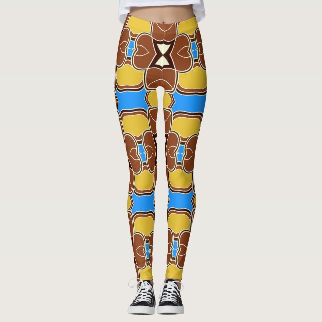 Leggings Moderne classique multicolore "Ratti_Creative_Arts (Devant)