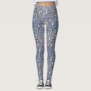 Leggings Moderne gris oignon atomique contemporaine